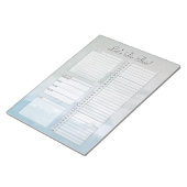 Cloudy Sky om het Notitieblok van de Dagelijkse Pl (Schuin)