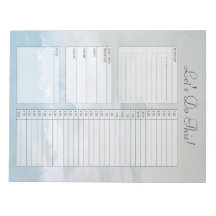 Cloudy Sky om het Notitieblok van de Dagelijkse Pl