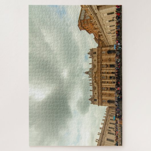 Cloudy sky on St. Peter Basilica, Rome, Italië Legpuzzel (Verticaal)