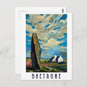 Cloudy Sky Over Brittany, Frankrijk Briefkaart (Voorkant / Achterkant)