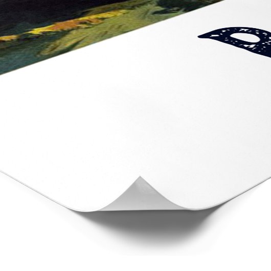 Cloudy Sky Over Brittany, Frankrijk Poster (Hoek)