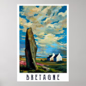 Cloudy Sky Over Brittany, Frankrijk Poster (Voorkant)