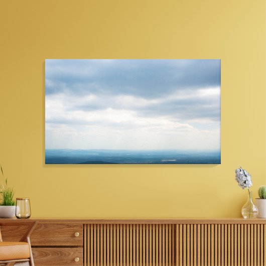 Cloudy Sky over het Ouachita-gebergte, Oklahoma Canvas Afdruk (Insitu (Woonkamer))