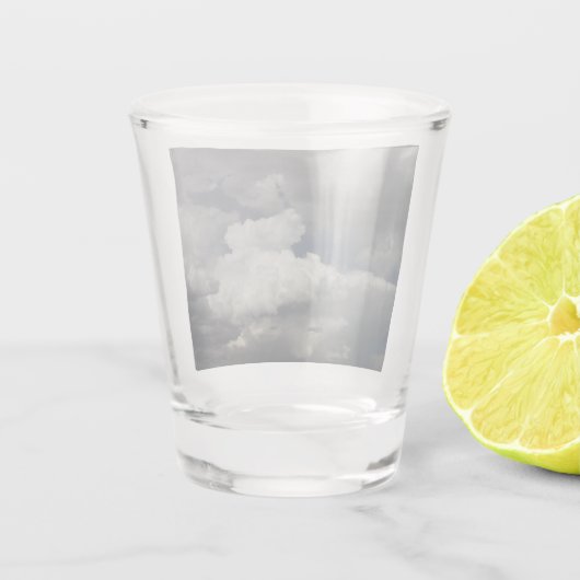 Cloudy Sky Shot Glas (Achterkant)