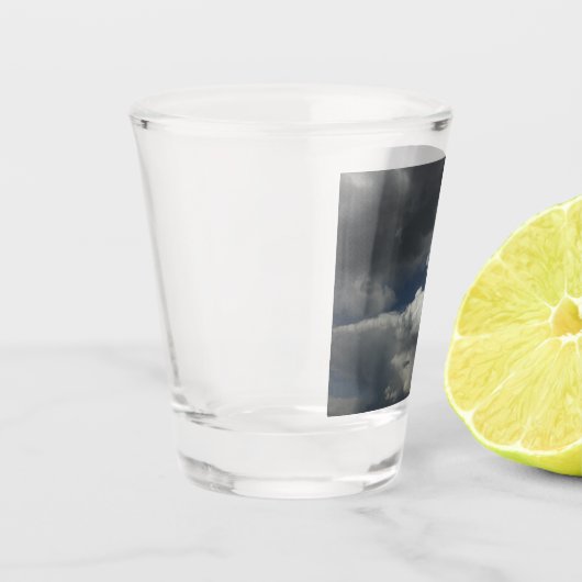 Cloudy Sky Shot Glas (Links)