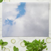 Cloudy sky theedoek (Gevouwen)