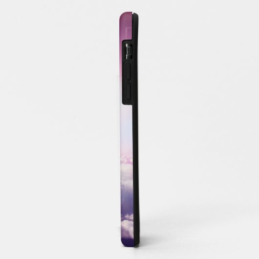 Cloudy Smirk Crown Emoji iPhone Case (Achterkant/links)