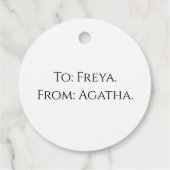 Cloudy Sun Bedankjes Labels (Achterkant)