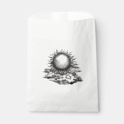 Cloudy Sun Bedankzakje (Voorkant)