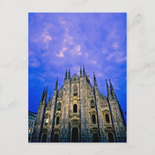 Cloudy Sunrise - Duomo - Milano, Italië - Briefkaa Briefkaart