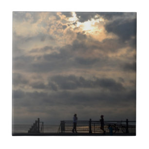 Cloudy Sunrise van Shirley Taylor Tegeltje