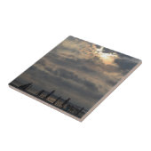 Cloudy Sunrise van Shirley Taylor Tegeltje (Zijkant)