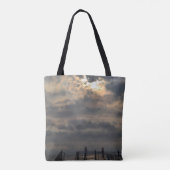 Cloudy Sunrise van Shirley Taylor Tote Bag (Achterkant)