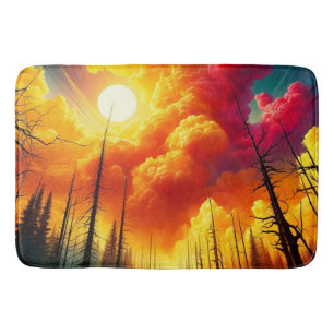 Cloudy Sunset Badmat