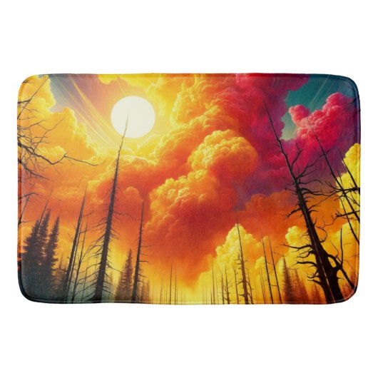 Cloudy Sunset Badmat (Voorkant)