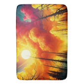 Cloudy Sunset Badmat (Voorkant Verticaal)