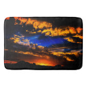 Cloudy Sunset Bath Mat (Voorkant)