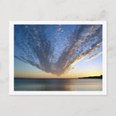 Cloudy Sunset Briefkaart (Voorkant)