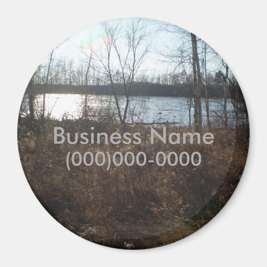 Cloudy Sunset Magneet (Voorkant)