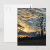 Cloudy Sunset on the Blue Ridge Parkway Briefkaart (Voorkant / Achterkant)