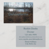 Cloudy Sunset Visitekaartje (Voorkant / Achterkant)