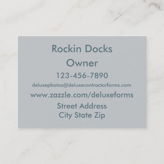 Cloudy Sunset Visitekaartje (Achterkant)