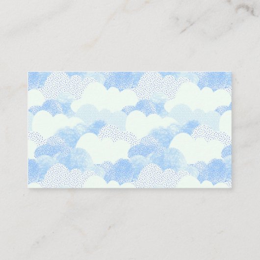 Cloudy Sunshine Baby shower Diaper Raffle Ticket Informatiekaartje (Achterkant)