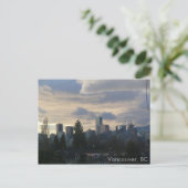 Cloudy Vancouver, BC Briefkaart (Staand voorkant)