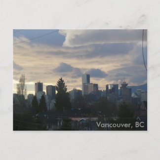 Cloudy Vancouver, BC Briefkaart