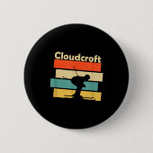 Clouroft New Mexico Retro Ski  Ronde Button 5,7 Cm (Voorkant)
