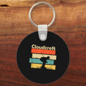 Clouroft New Mexico Retro Ski Sleutelhanger (Voorkant)