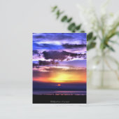 Clours Sunrise Briefkaart (Staand voorkant)