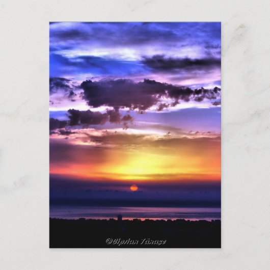 Clours Sunrise Briefkaart (Voorkant)