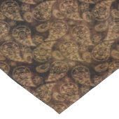 Clove and Gold Antiek Paisley Pattern Tafelkleed (Gekanteld)