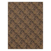 Clove and Gold Antiek Paisley Pattern Tafelkleed (Voorkant)