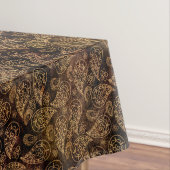 Clove and Gold Antiek Paisley Pattern Tafelkleed (Voorbeeld)