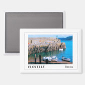 Clovelly, Devon, Engeland Magneet (Voorkant / Achterkant)