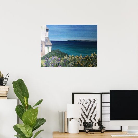 Clovelly Devon Poster (Thuiskantoor)