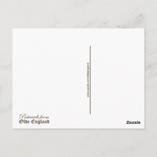 Clovelly Harbour, Torridge, Devon, c.1895 Briefkaart (Achterkant)