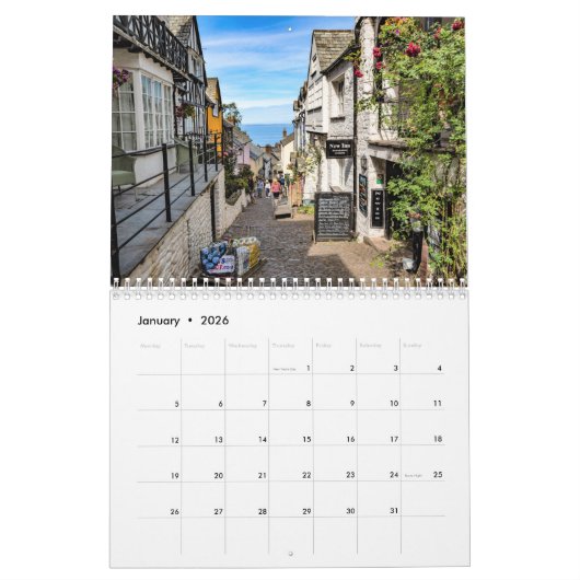 Clovelly Kalender - 2024 (Jan 2026)