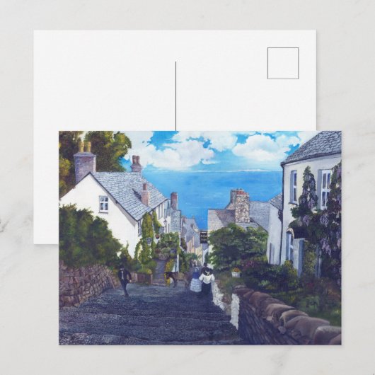 Clovelly Print Briefkaart (Voorkant / Achterkant)