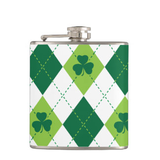 Clover Argyle Flask Heupfles