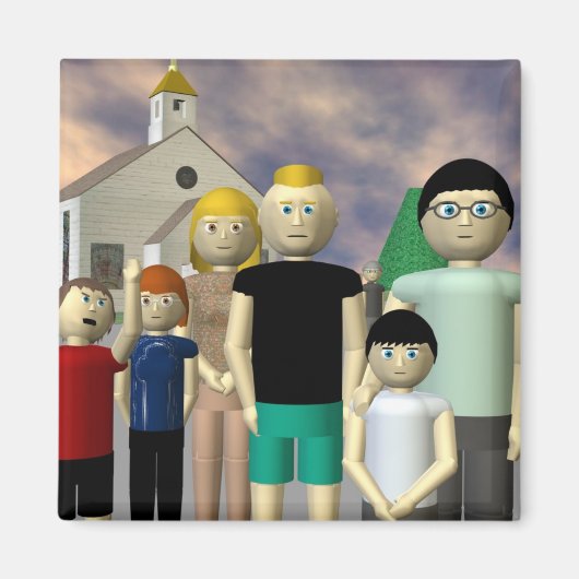 Clover Beach magneet (Voorkant)