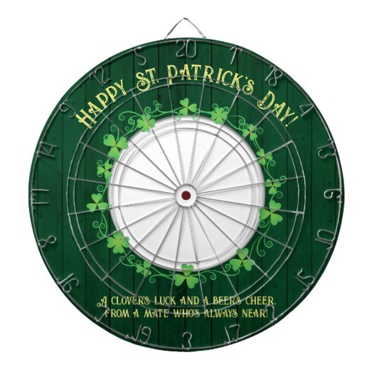 Clover & Beer Company Dartbord (Voorkant)