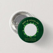Clover & Beer Company Ronde Button 3,2 Cm (Voorkant /achterkant)