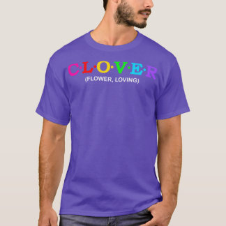 Clover bloem liefdevolle t-shirt