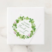 Clover Bloom Greenery Bedankt Bedankjes Labels (In situ)