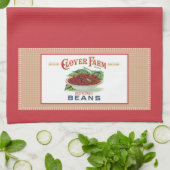 Clover Boerderij Label Keukenhanddoek (Gevouwen)