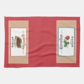 Clover Boerderij Label Keukenhanddoek (Horizontaal)