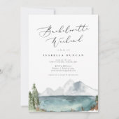 Clover - Bohemen Waterverf Mountain Lake Kaart (Voorkant)